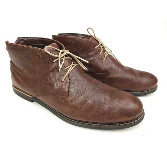 Timberland Shoes Timberland Brook Park Brown Leather Chukka Ankle